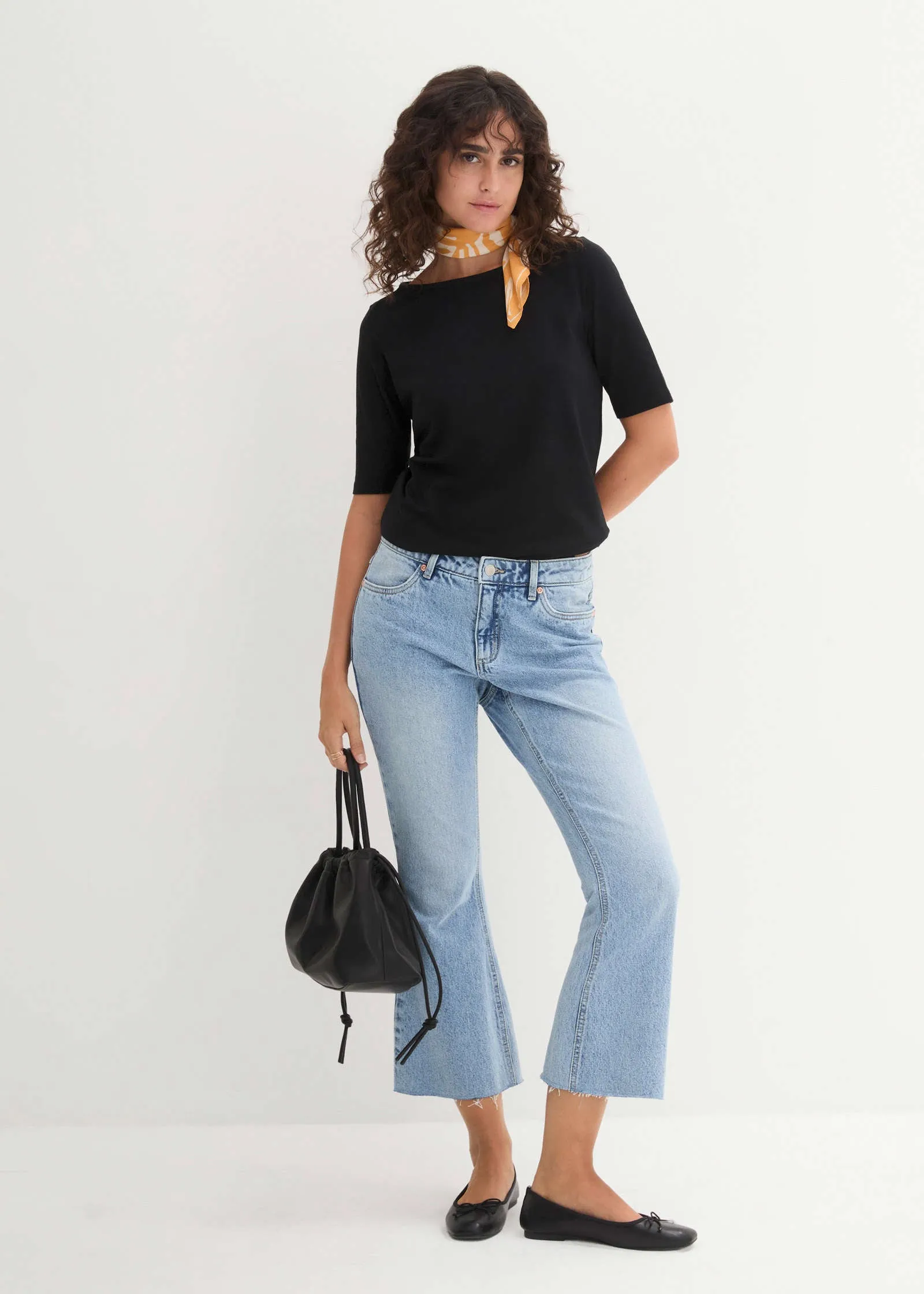 Boat Neck Short Sleeve Top - Black sold by VENUS product image thumbnail 2