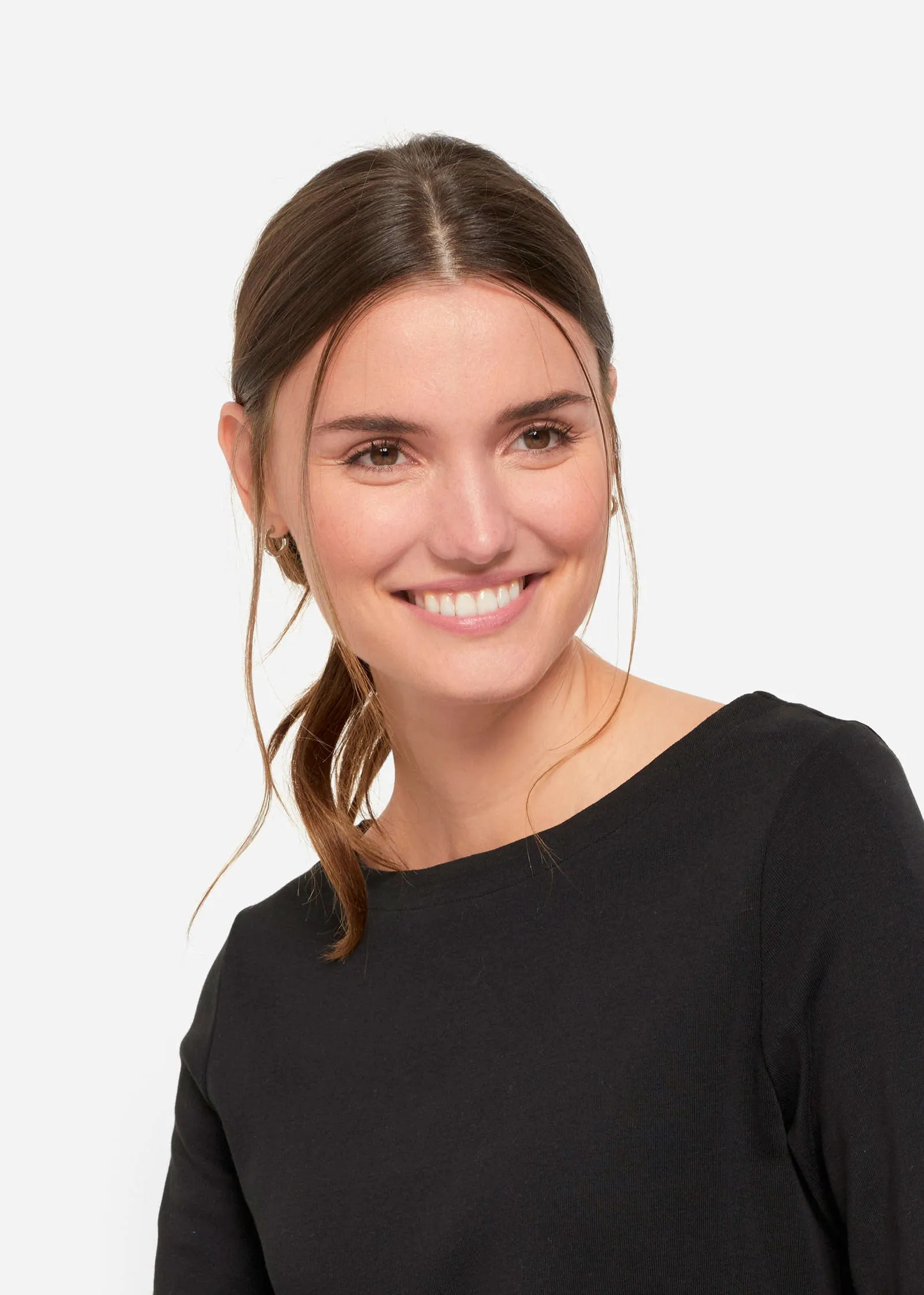 Boat Neck Top - Black sold by VENUS product image thumbnail 4