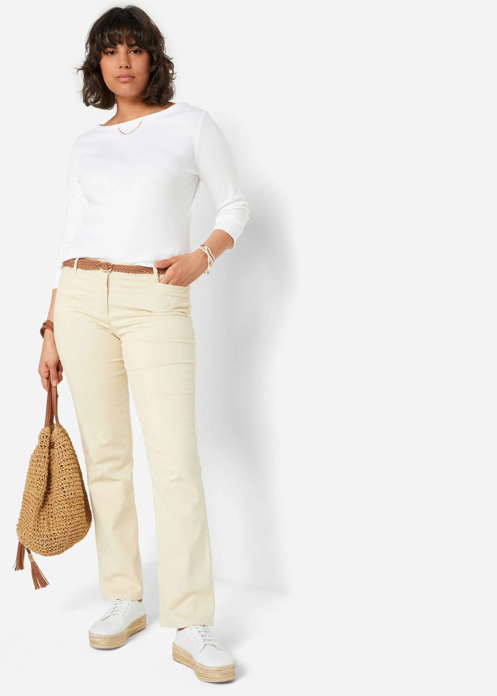 Boat Neck Top - White sold by VENUS product image thumbnail 2