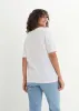 Boat Neck Short Sleeve Top - White sold by VENUS