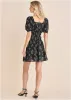 Cotton Voile Mini Dress - Tossed Wildflowers sold by VENUS