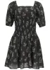 Cotton Voile Mini Dress - Tossed Wildflowers sold by VENUS