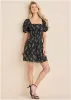 Cotton Voile Mini Dress - Tossed Wildflowers sold by VENUS