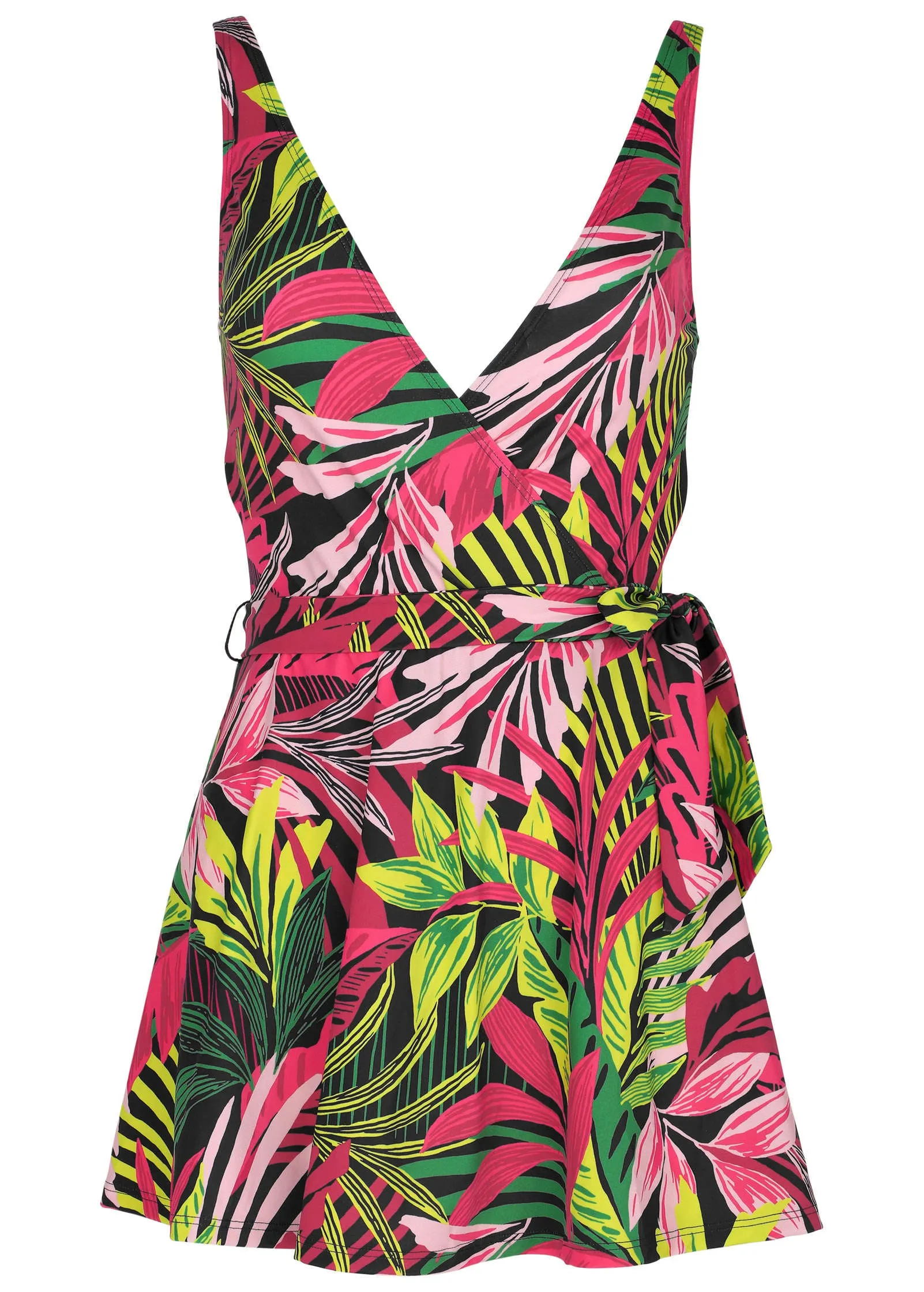 Wrap Swim Dress - Polynesian Palm sold by VENUS product image thumbnail 4