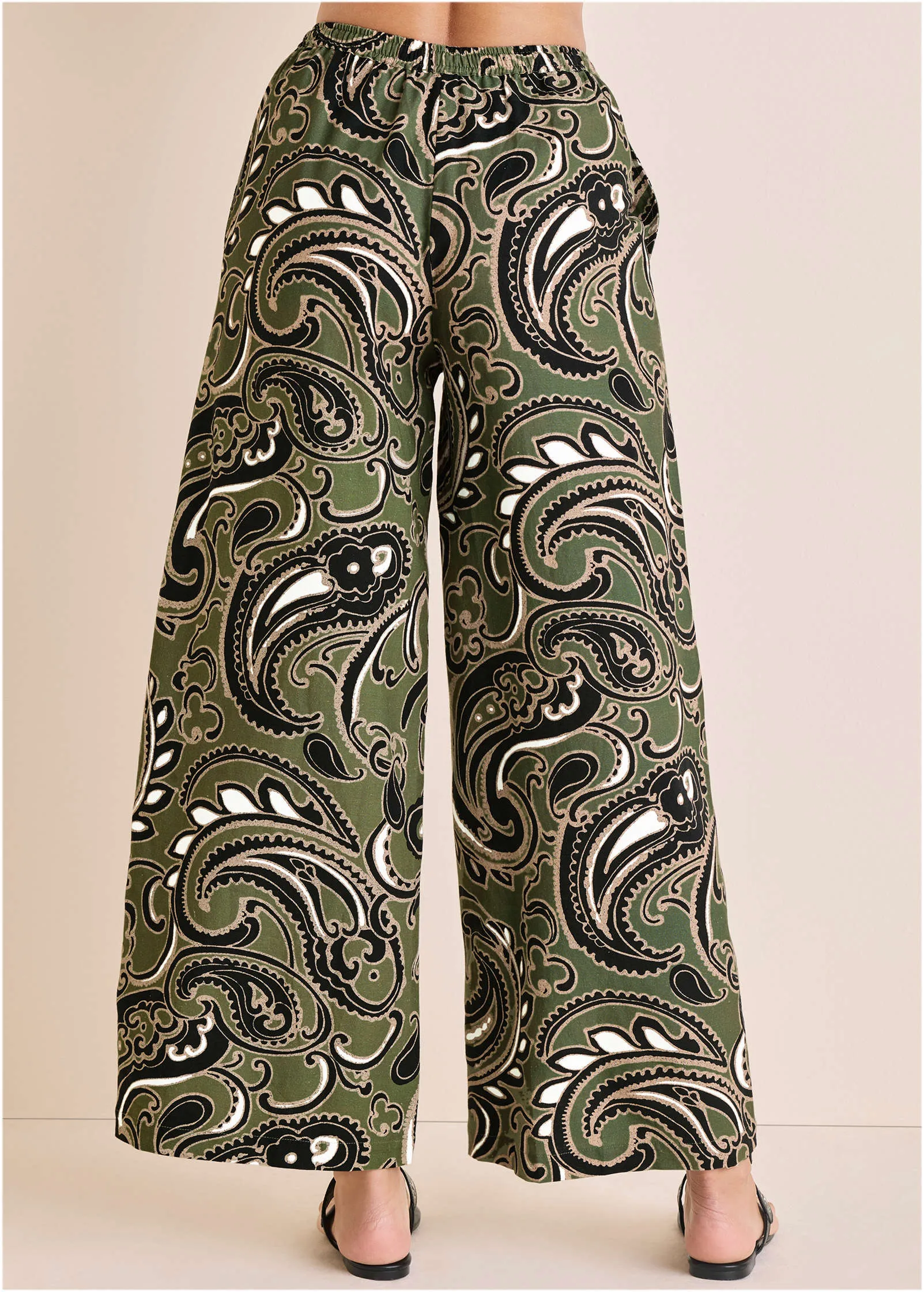 Linen Wide Leg Pant - Large Splendid Paisley sold by VENUS product image thumbnail 2