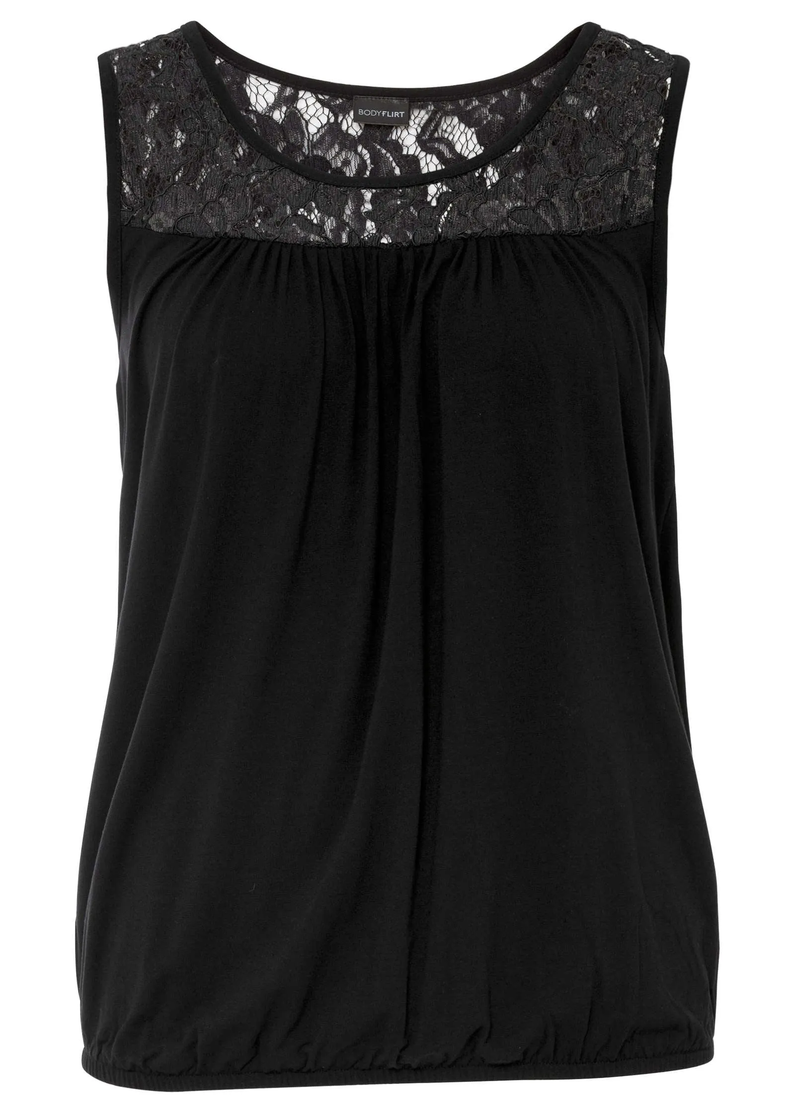 Lace Yoke Top - Black sold by VENUS product image thumbnail 5