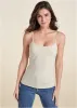 Basic Cami Two Pack - Navy Blue & Natural sold by VENUS