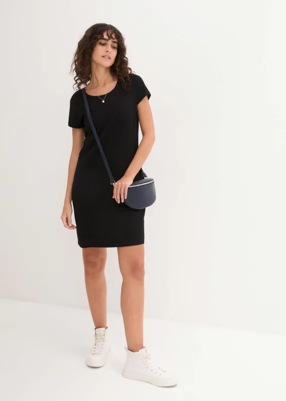 Jersey Mini Dress - Black sold by VENUS
