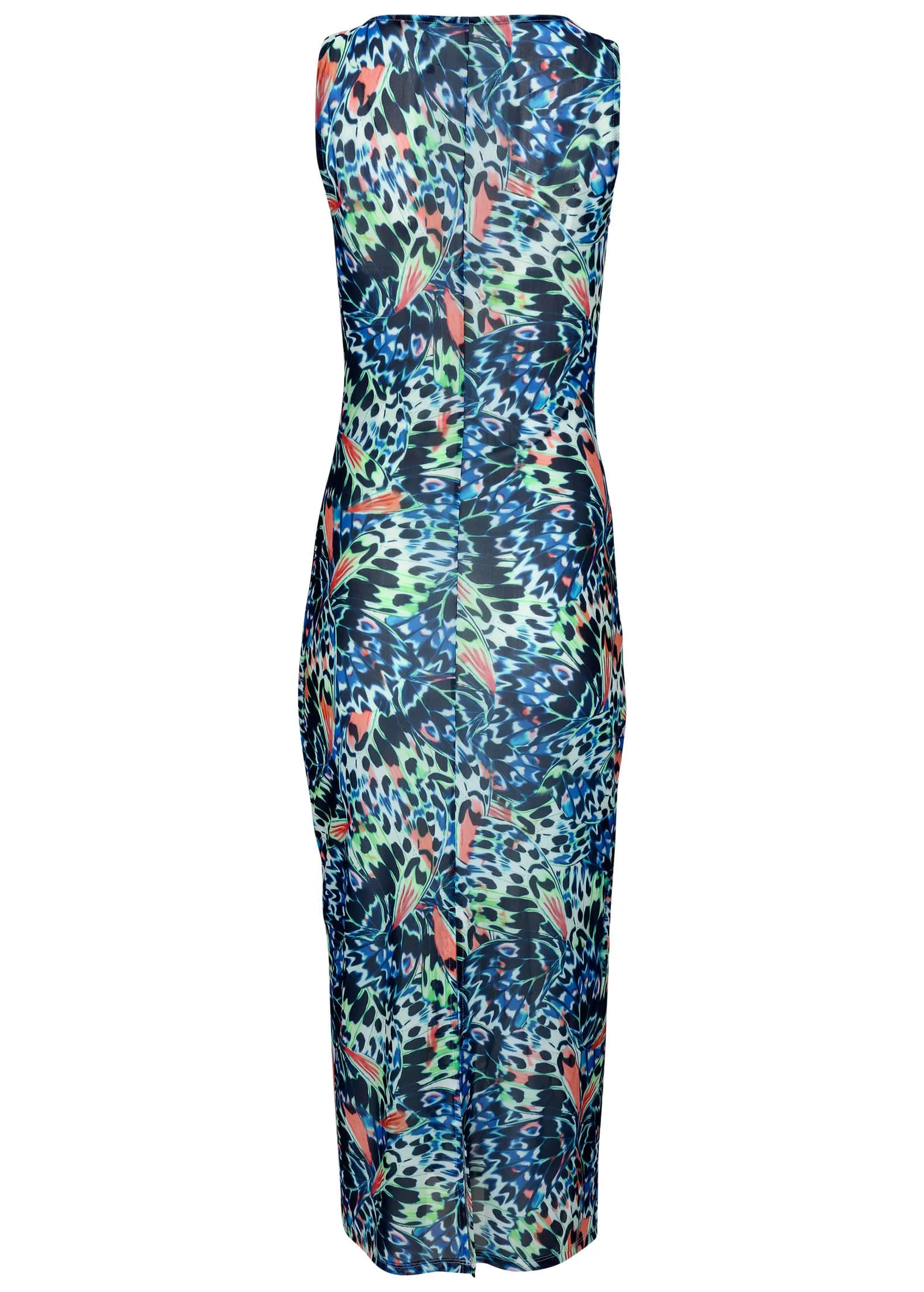 Sleeveless Mesh Maxi Dress - Parisian Monarch sold by VENUS product image thumbnail 3