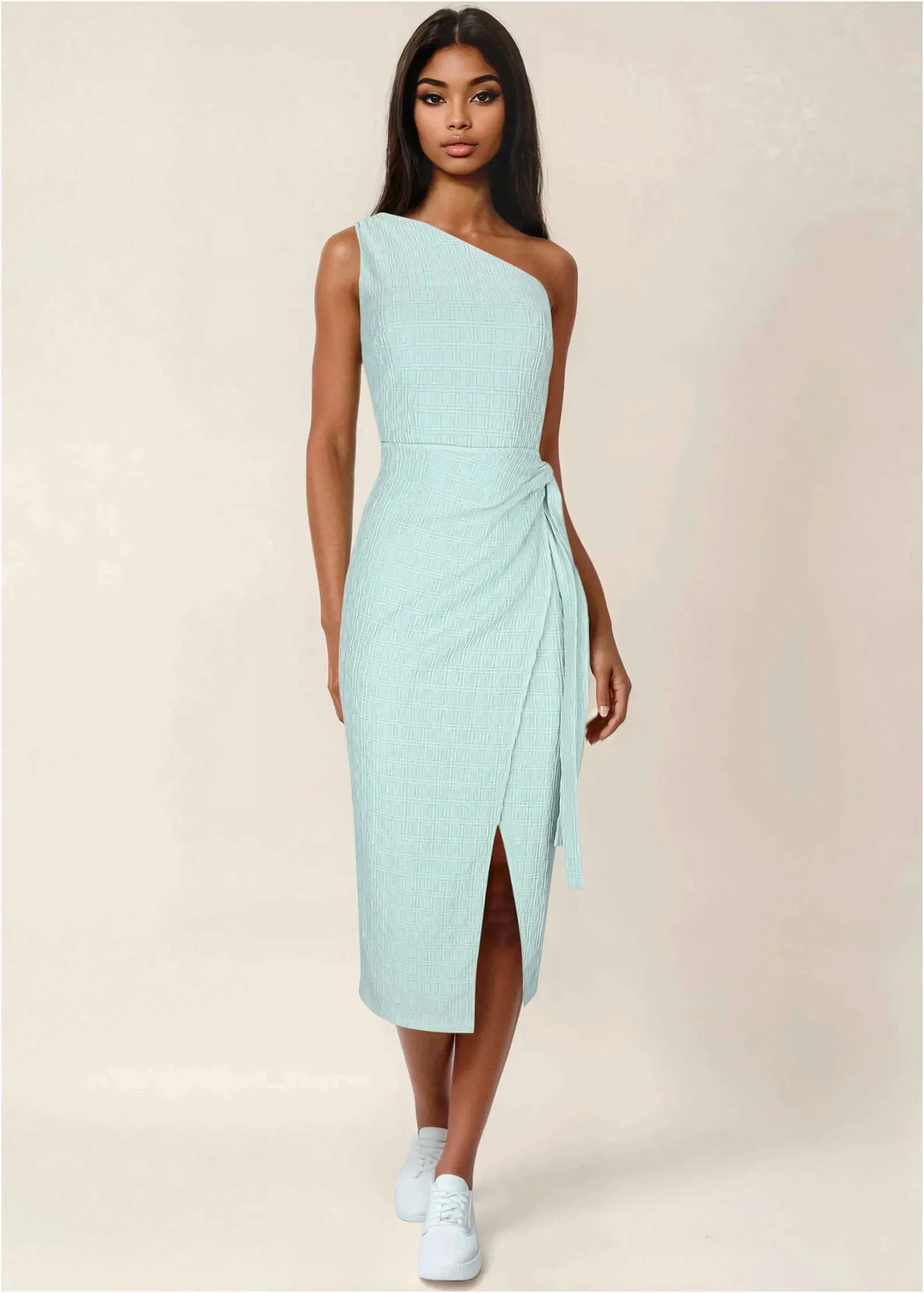 Tie Side Maxi Dress - Dusty Mint sold by VENUS