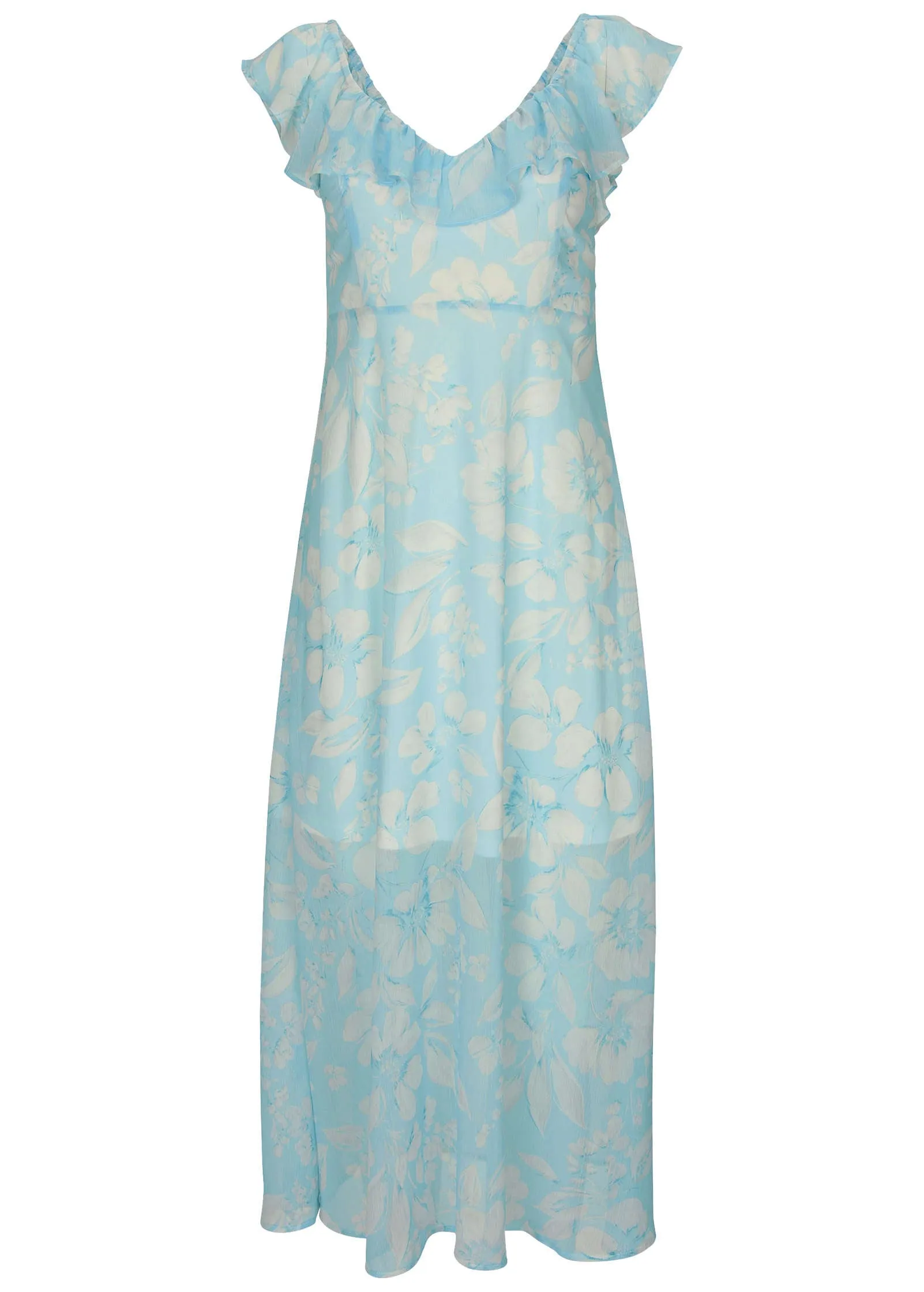 Off-The-Shoulder Maxi Dress - Dancing Whimsy Floral sold by VENUS product image thumbnail 3