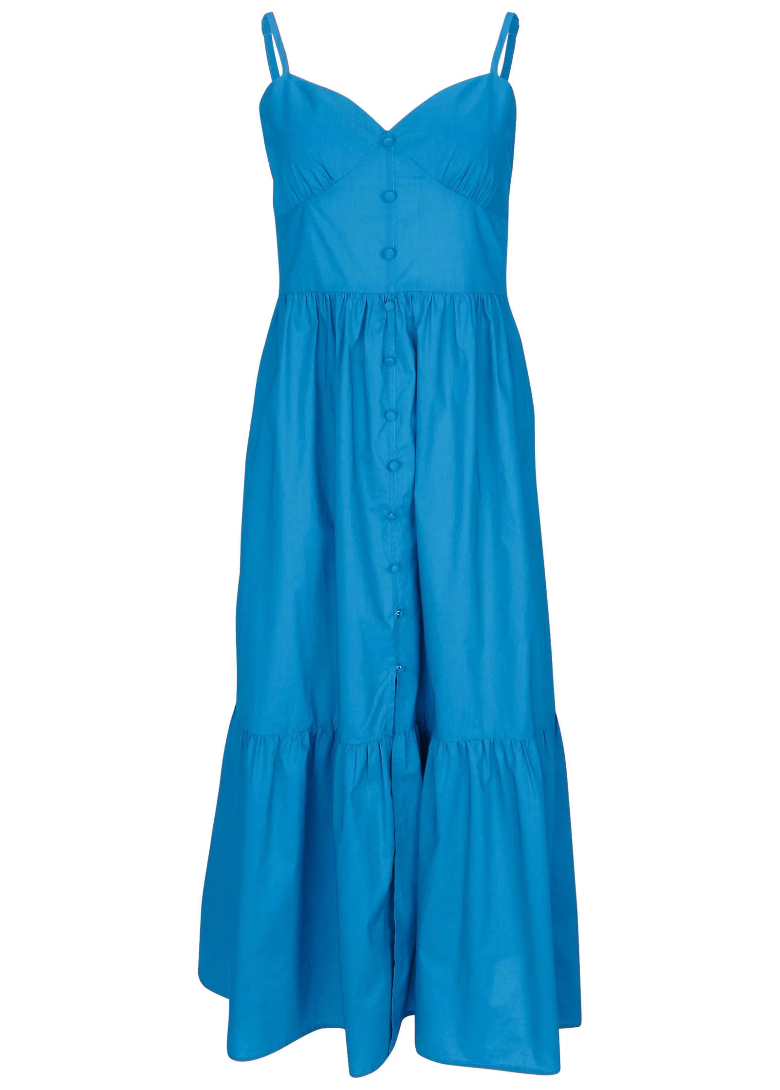Button Front Maxi - Blue sold by VENUS product image thumbnail 3