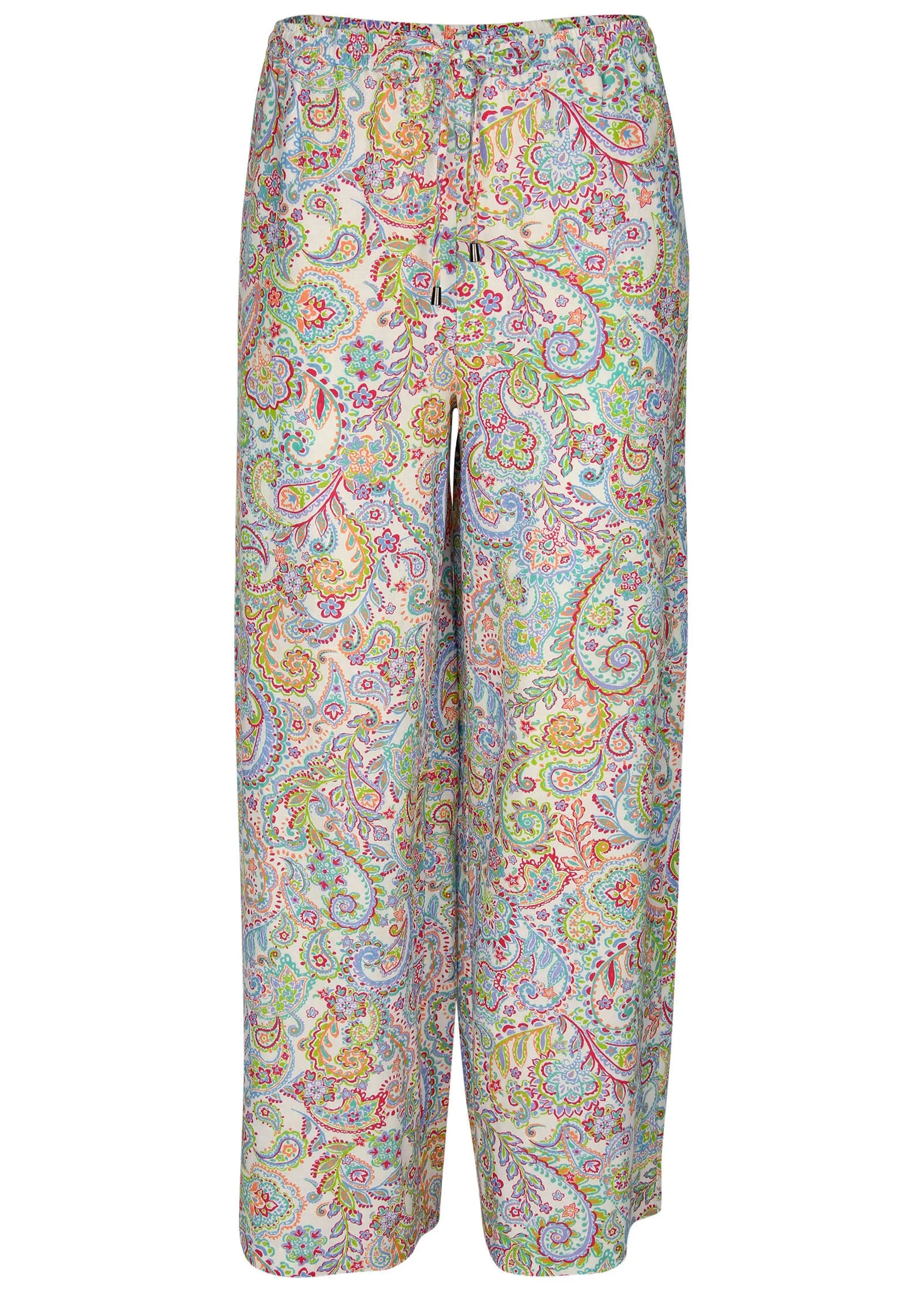 Linen Wide Leg Pant - Rainbow Paisley sold by VENUS product image thumbnail 5