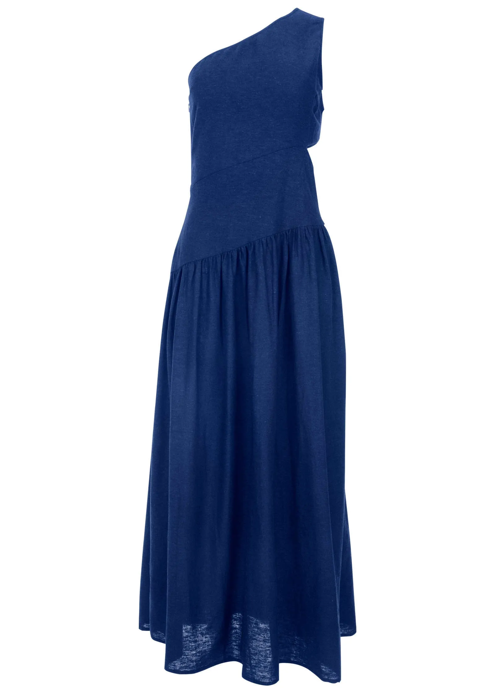 Linen Cutout Maxi Dress - Sodalite Blue sold by VENUS product image thumbnail 4