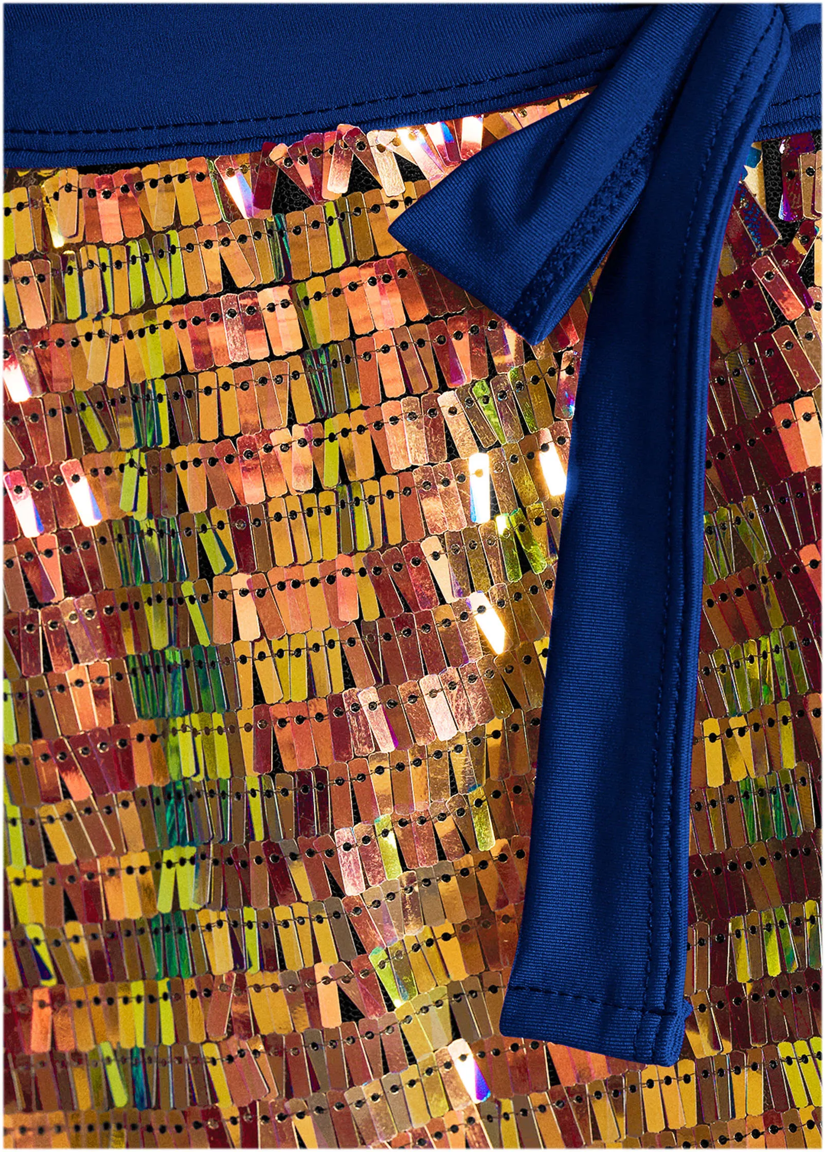 Glitz Cover-Up Wrap Skirt - Sea Green Multi sold by VENUS product image thumbnail 3