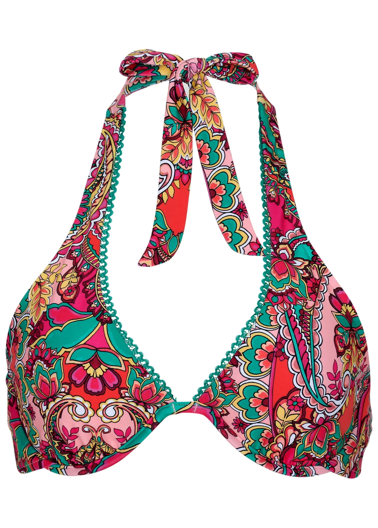 Belize Underwire Halter Top - Indian Parade sold by VENUS product image thumbnail 5