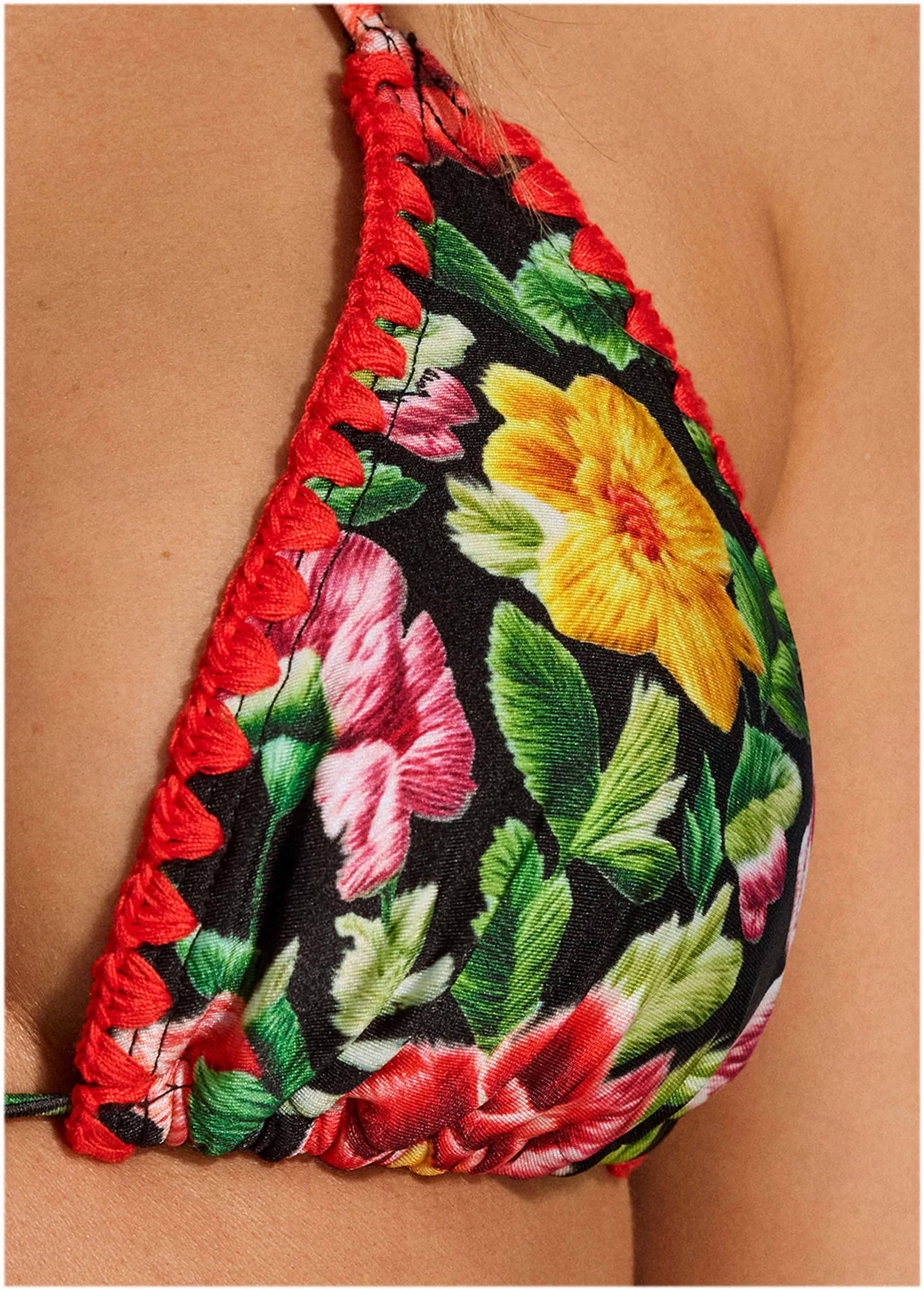 Bahamas Triangle Bikini Top - Havana Garden sold by VENUS product image thumbnail 3