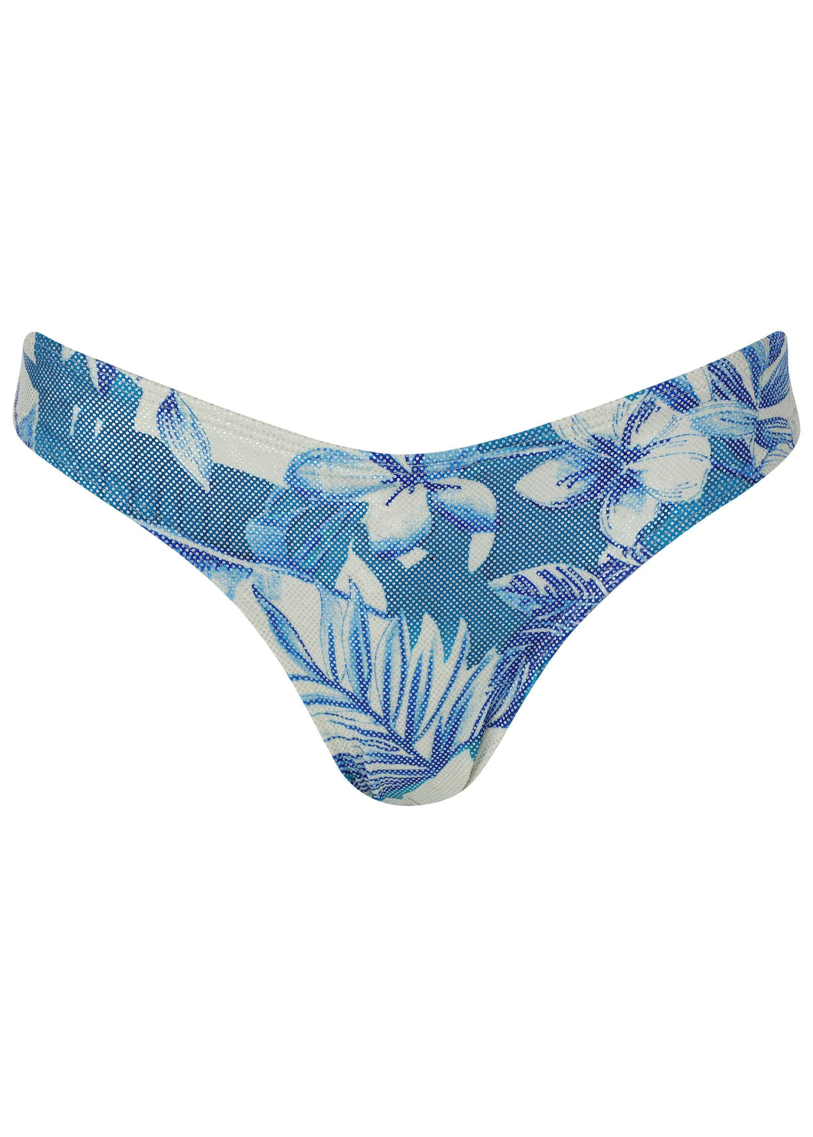 Scoop Front Bikini Bottom - Denim Botanical sold by VENUS product image thumbnail 4