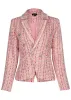 Sparkle Tweed Blazer - Pink Multi sold by VENUS