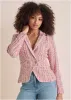 Sparkle Tweed Blazer - Pink Multi sold by VENUS
