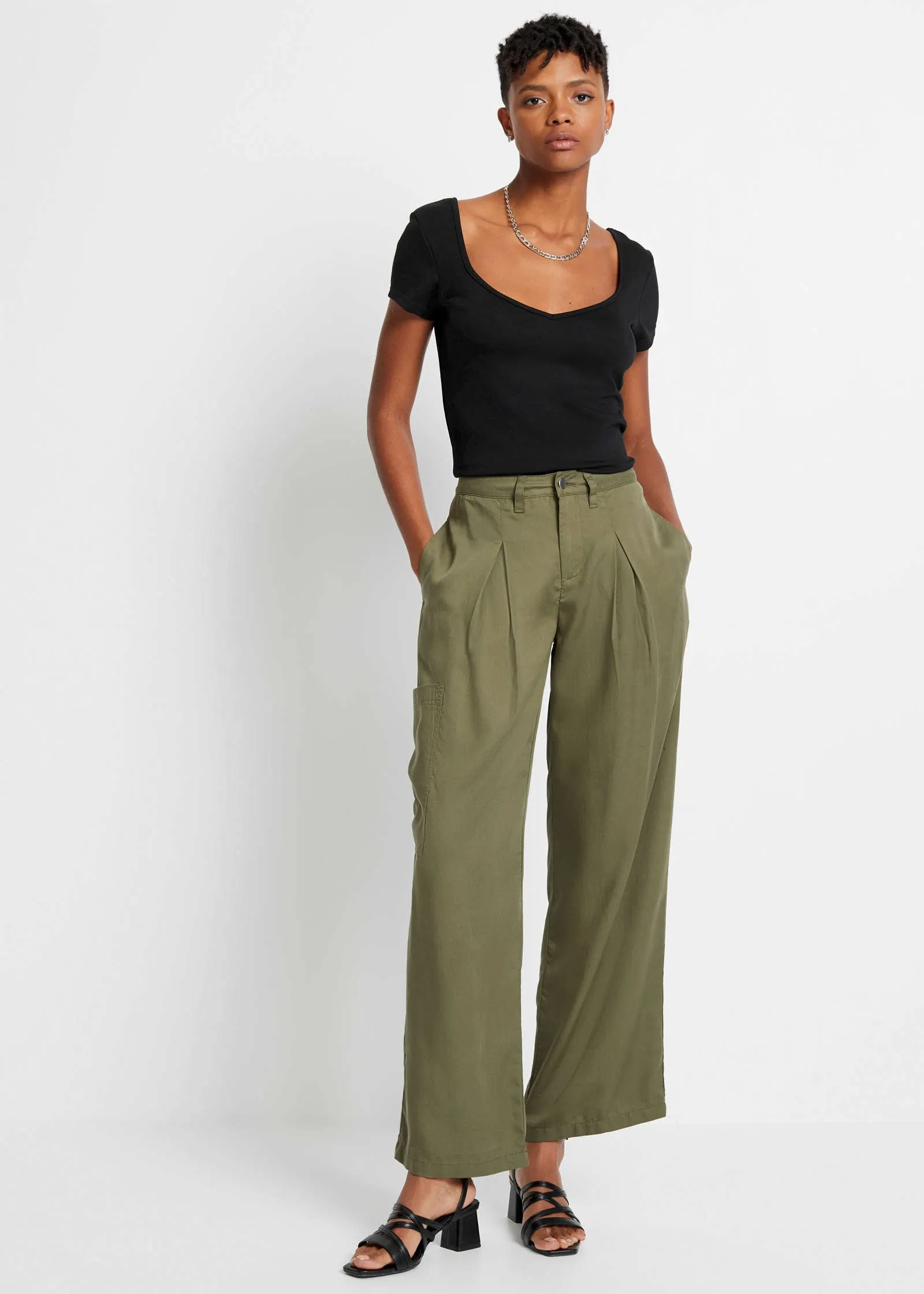 Fitted Jersey Top - Black sold by VENUS product image thumbnail 2