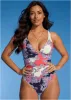 Riviera Ruched One-Piece - Paisley Foulard sold by VENUS