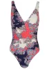 Riviera Ruched One-Piece - Paisley Foulard sold by VENUS