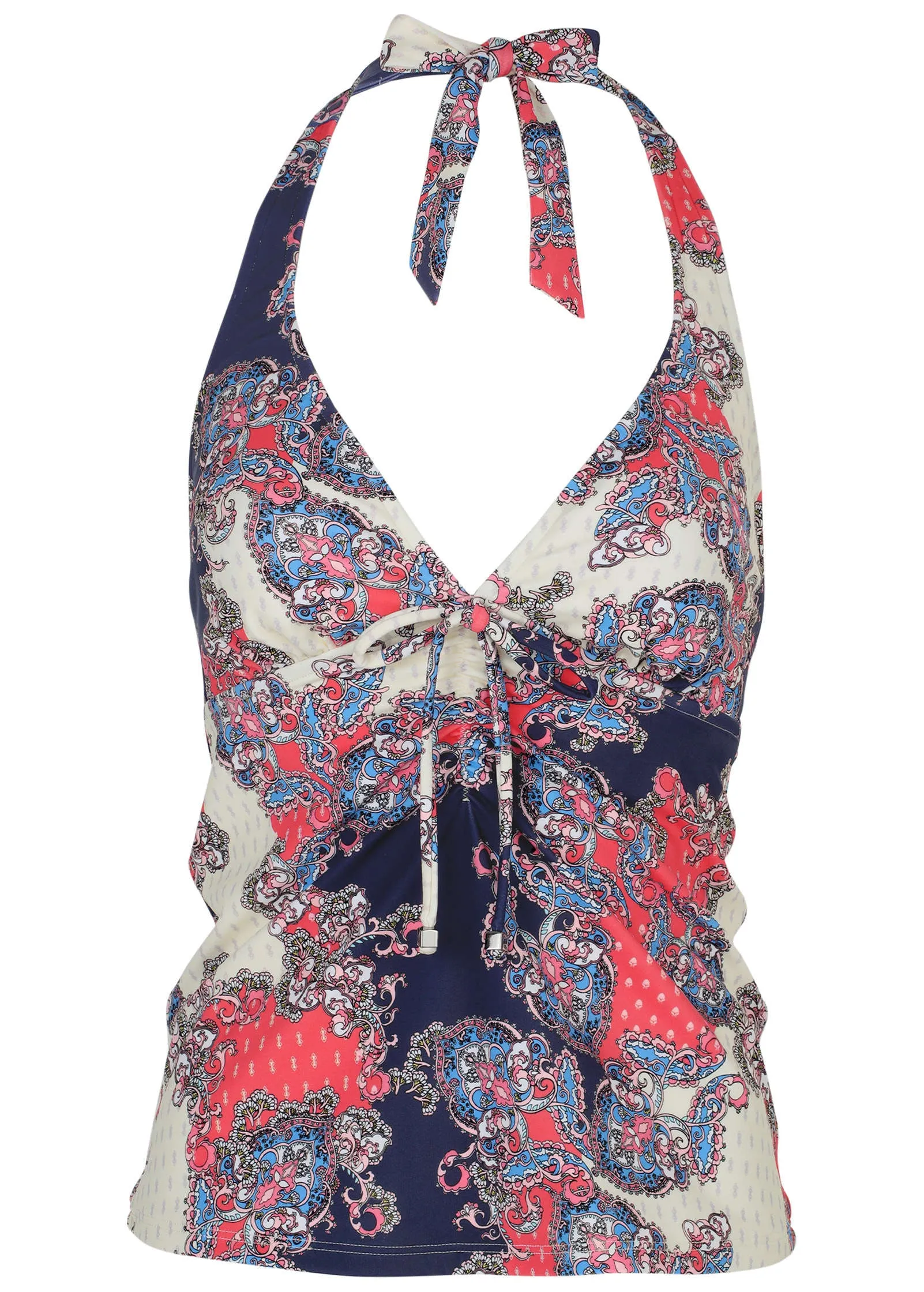 Sicily Halter Tankini Top - Paisley Foulard sold by VENUS product image thumbnail 3