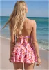 Anguilla Perfect Fit Halter Top - Feathered Blooms sold by VENUS
