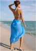 Sarong Cover-Up - Azure Blue sold by VENUS