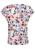 Scoop Neck Tee - Gouache Leopard Multi sold by VENUS