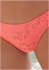 Lace Moderate Bikini Bottom - Coral sold by VENUS