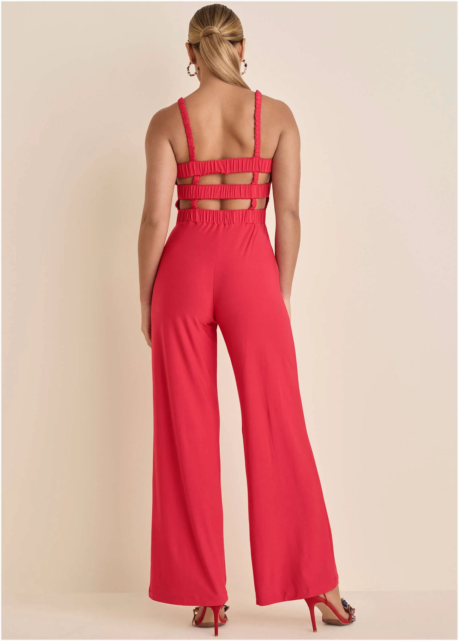 Smocked Jumpsuit - Azalea sold by VENUS product image thumbnail 2