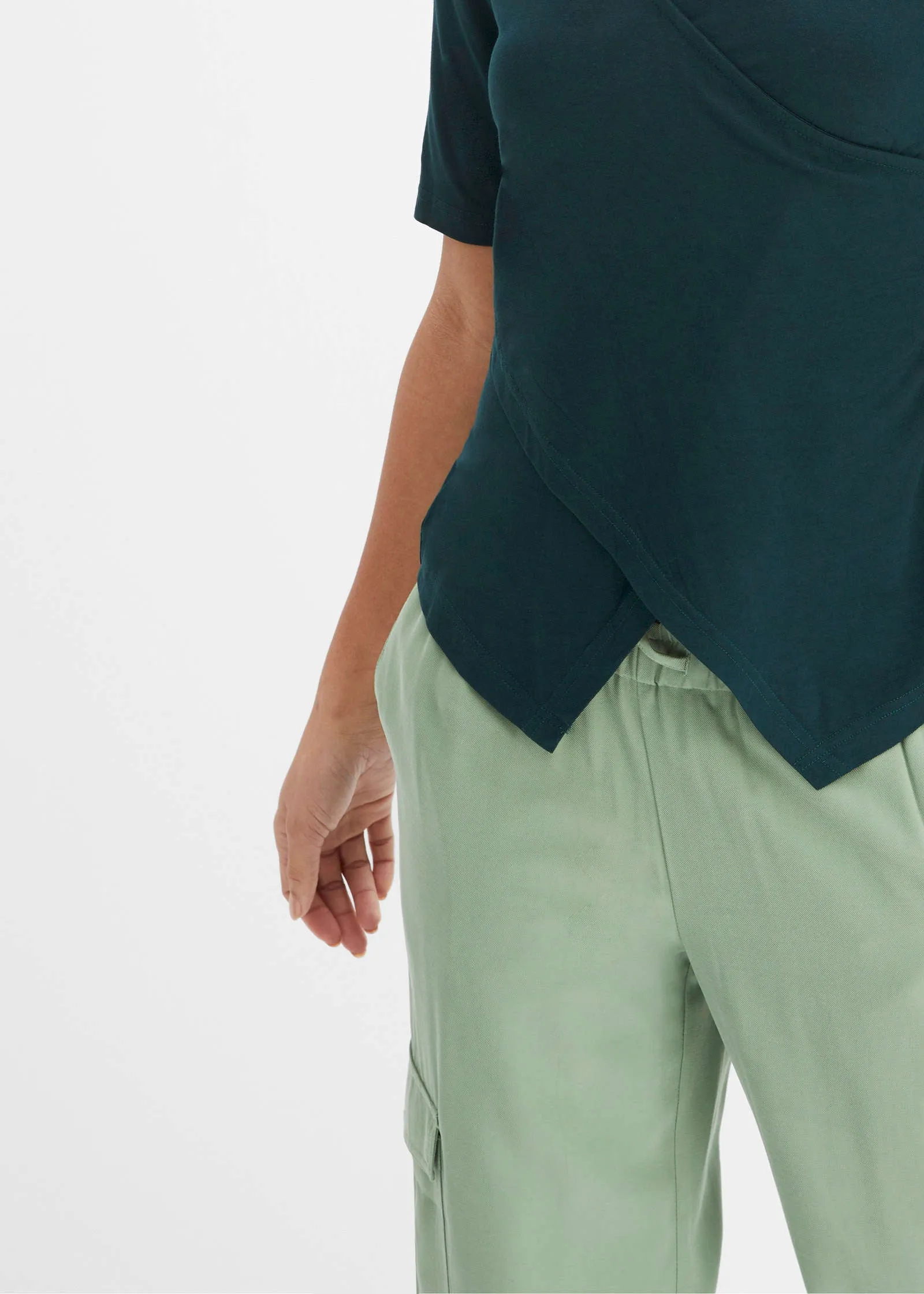 Wrap Jersey Top - Green sold by VENUS product image thumbnail 5