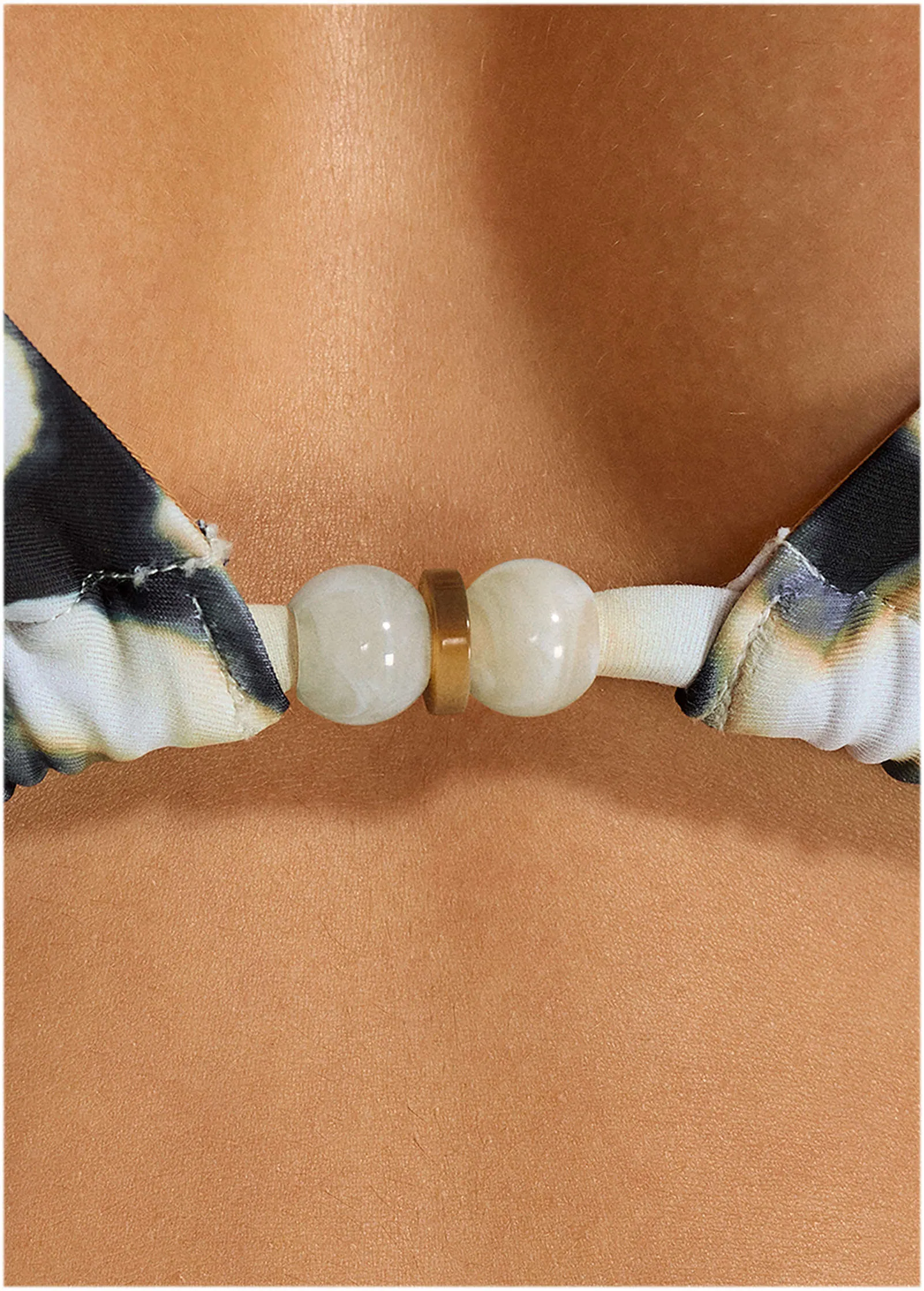 Beaded Triangle Top - Butterfly Cheetah sold by VENUS product image thumbnail 3