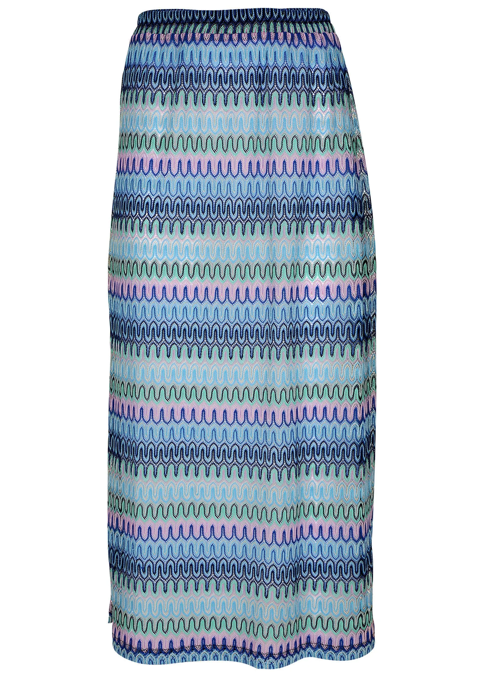 Crochet Maxi Skirt - Starlight Blue Multi sold by VENUS product image thumbnail 4