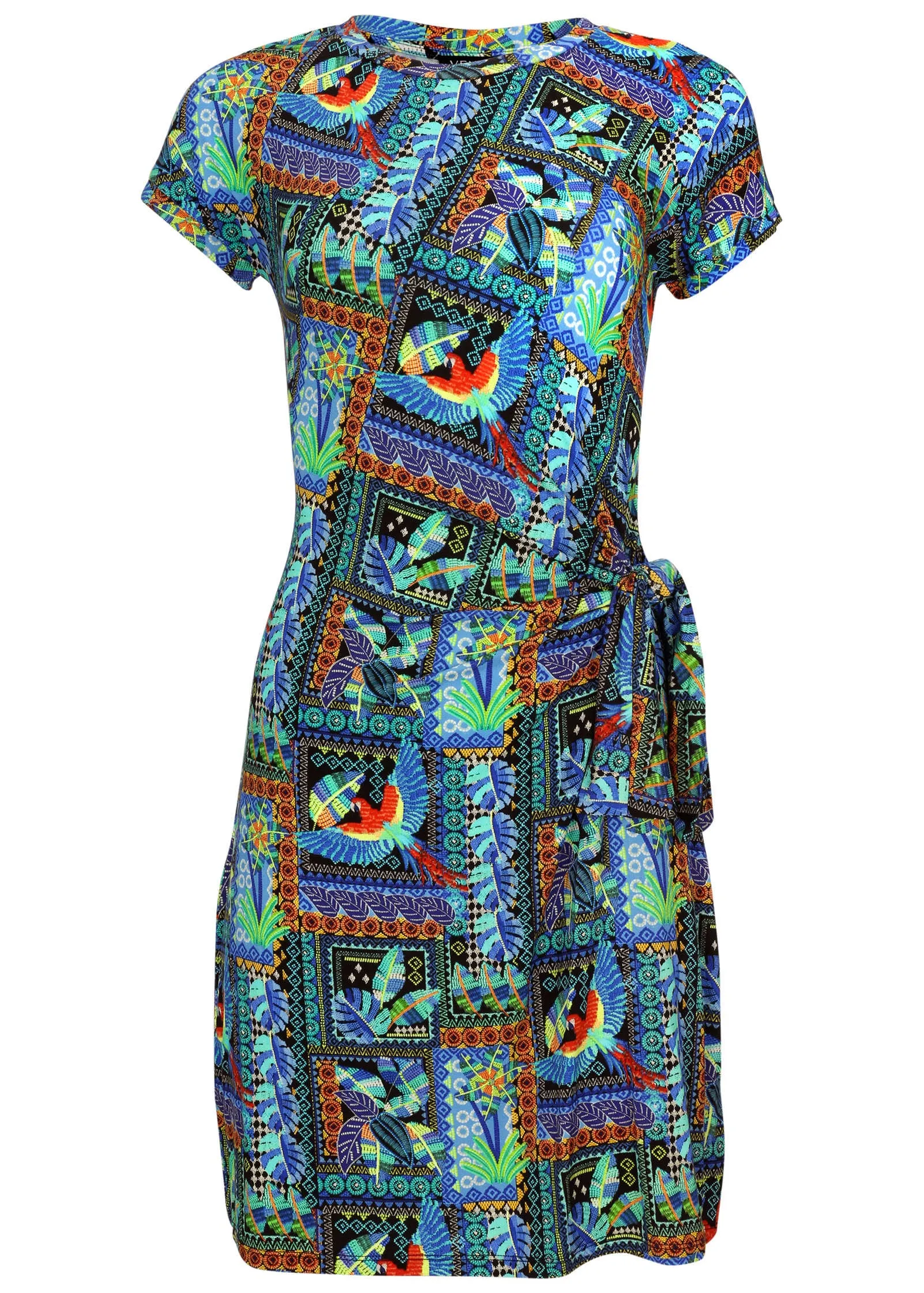 Tie-Front T-Shirt Dress - Market Menagerie sold by VENUS product image thumbnail 2
