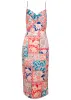 Cowl Neck Slip Dress - Venetian Patchwork sold by VENUS