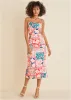 Cowl Neck Slip Dress - Venetian Patchwork sold by VENUS
