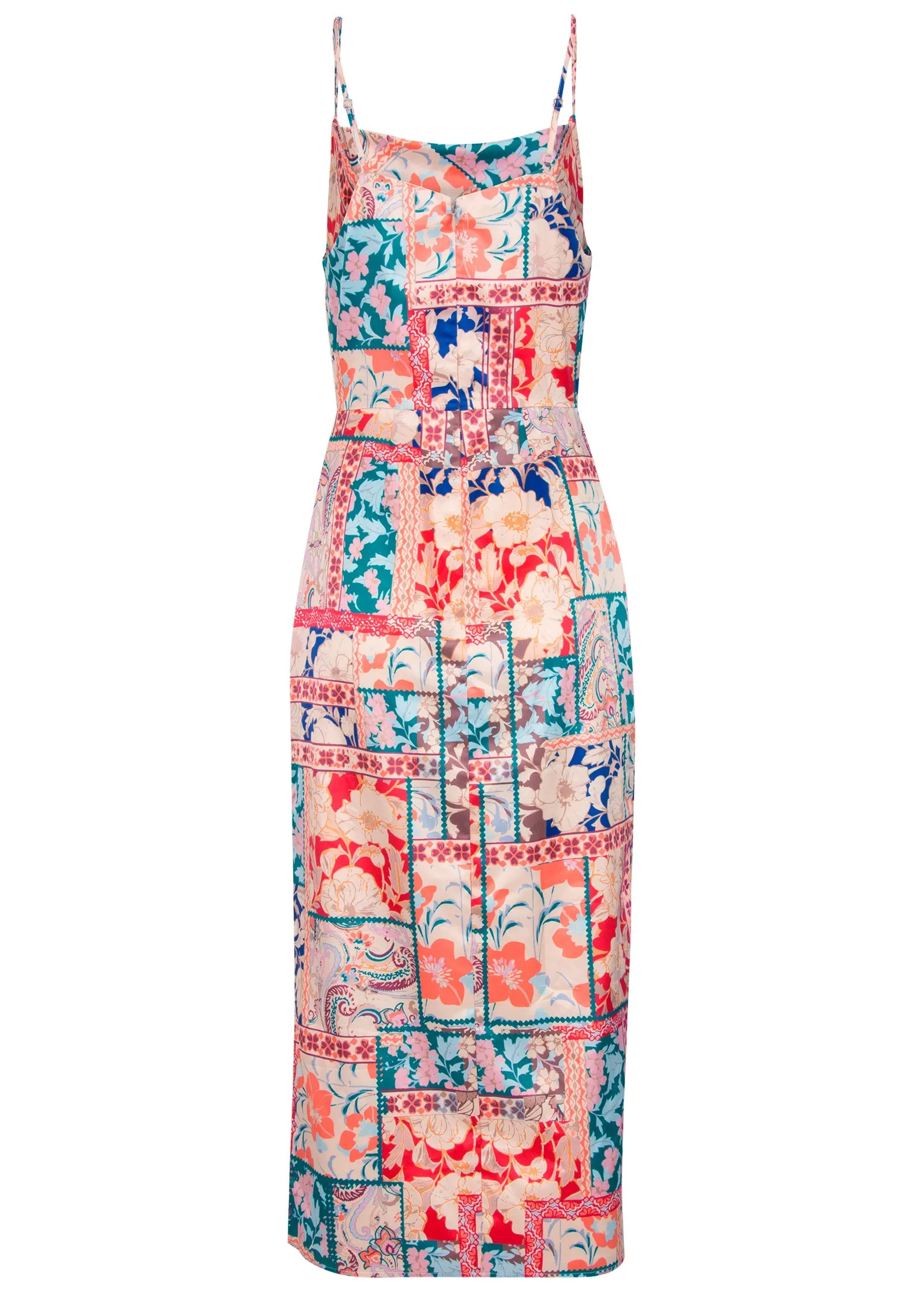 Cowl Neck Slip Dress - Venetian Patchwork sold by VENUS product image thumbnail 5