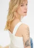 Pack Of 2 Ribbed Tanks - Ivory & Black sold by VENUS