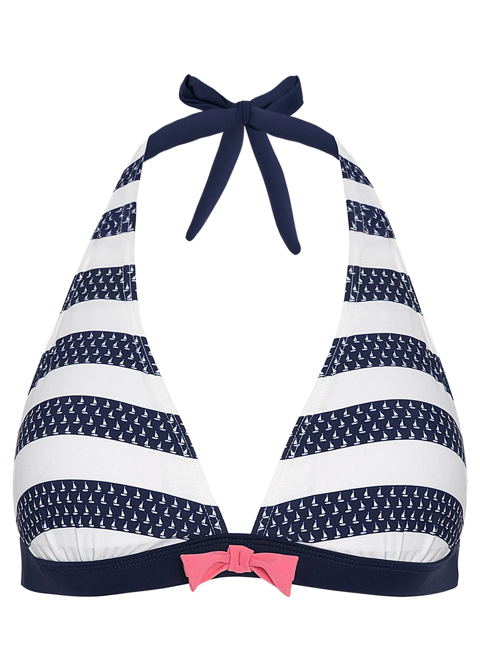 Sash Tie Halter Top - Sailor Blue sold by VENUS product image thumbnail 3
