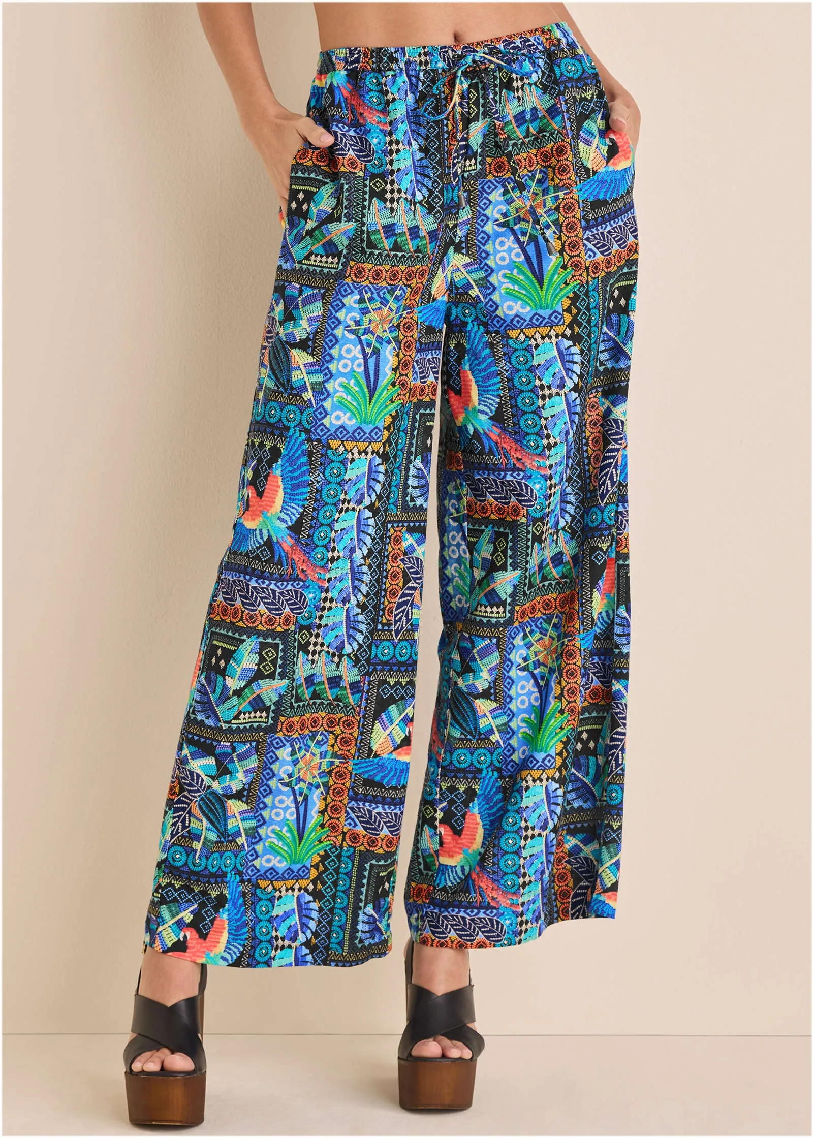 Linen Wide Leg Pant - Market Menagerie sold by VENUS product image thumbnail 2