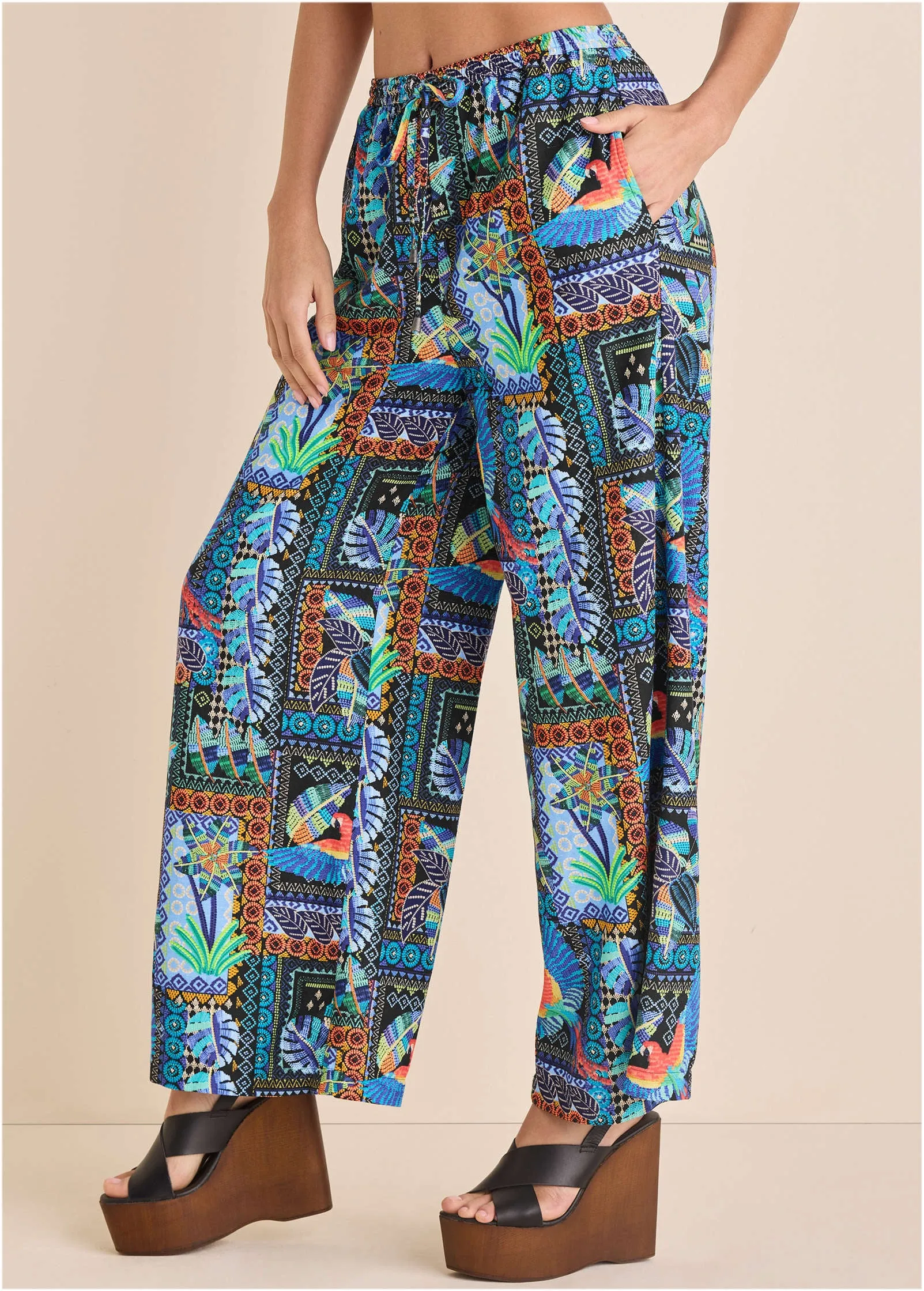 Linen Wide Leg Pant - Market Menagerie sold by VENUS product image thumbnail 4