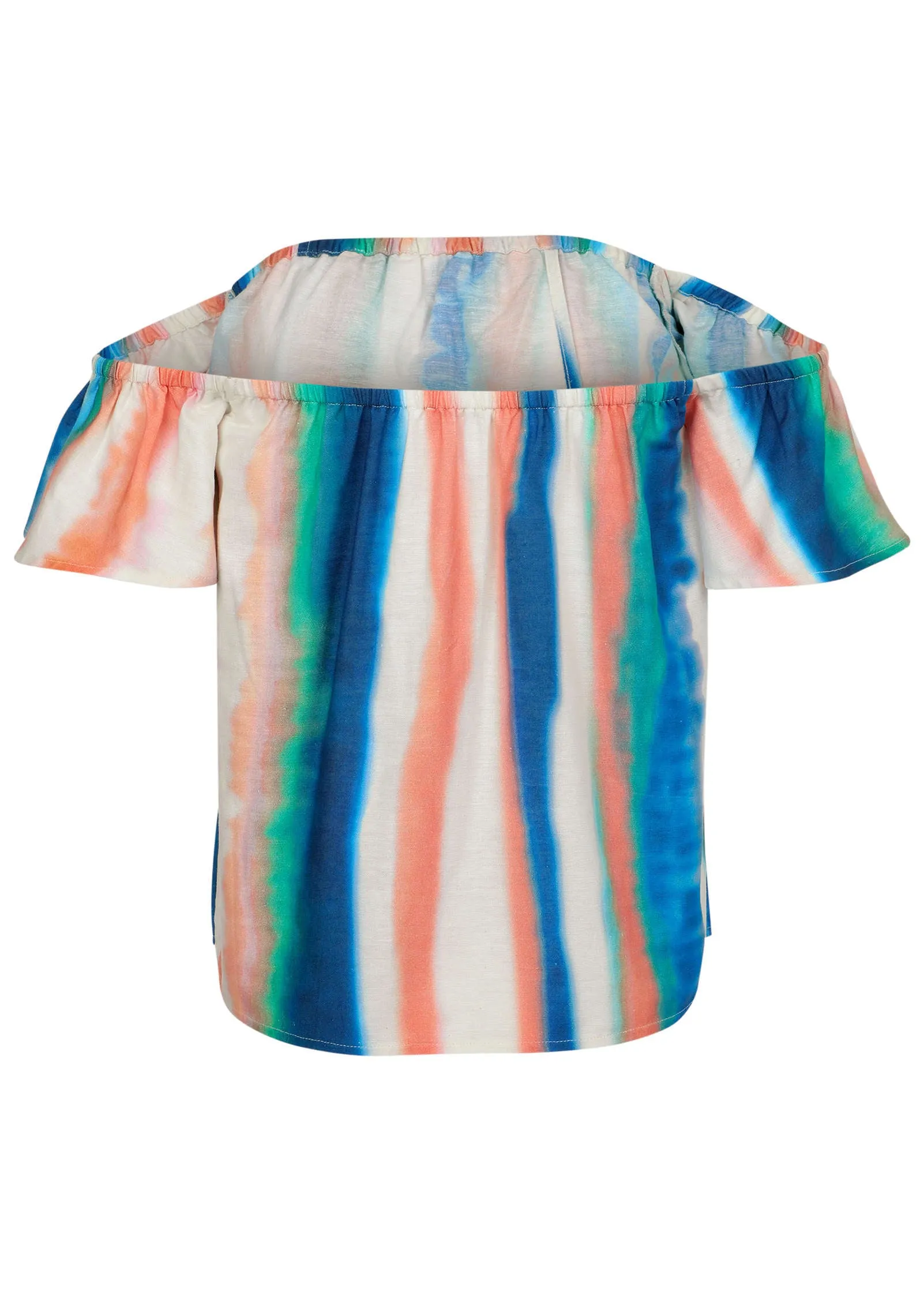 Linen Off The Shoulder Top - Bahama Horizon sold by VENUS product image thumbnail 3