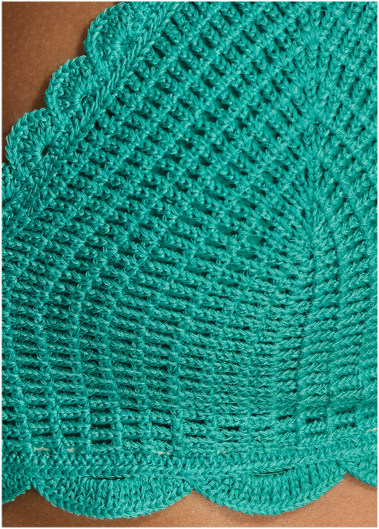 Crochet Anguilla Halter Top - Tropical Green sold by VENUS product image thumbnail 3