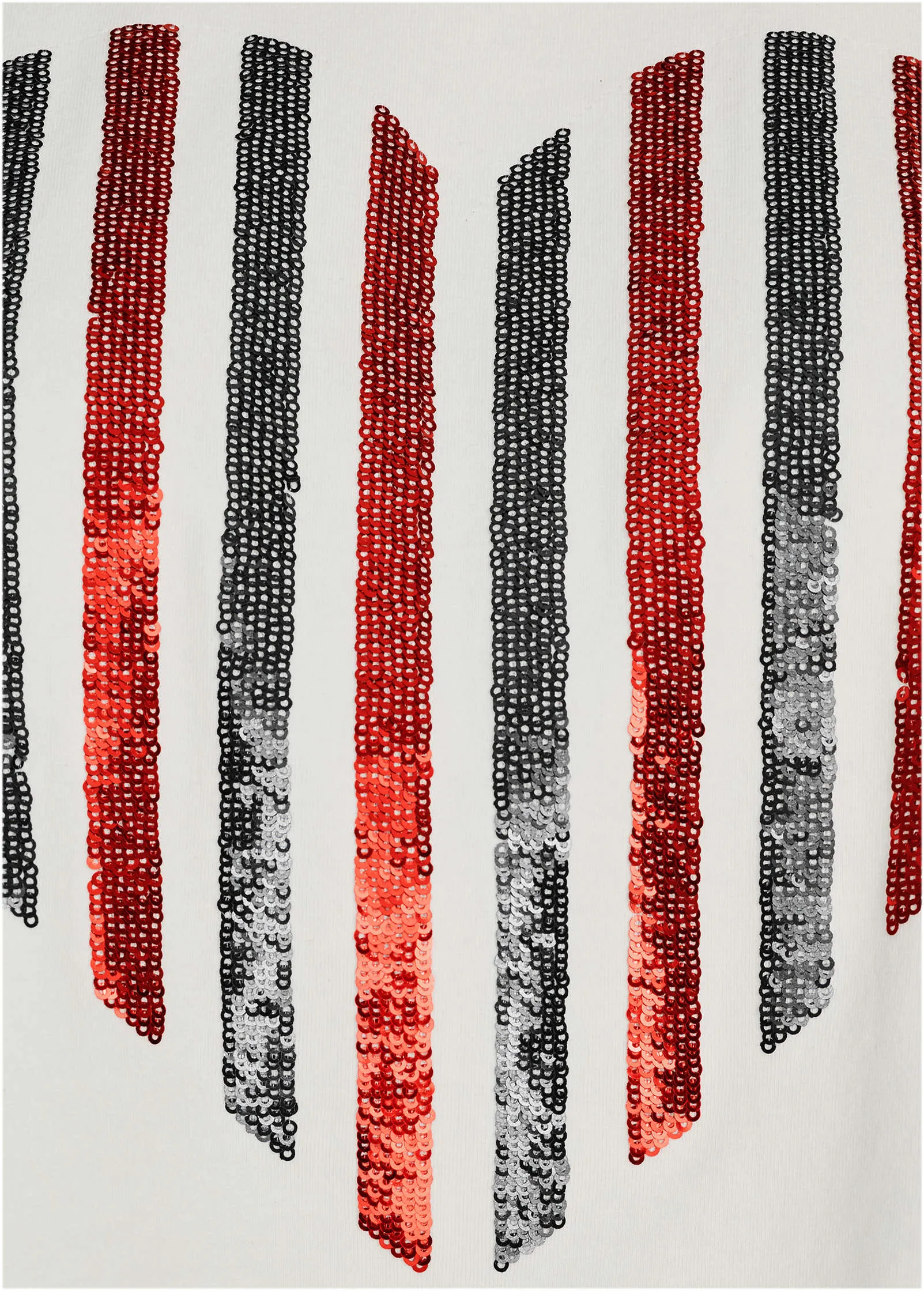 Sequin Heart Tee - Off White sold by VENUS product image thumbnail 5