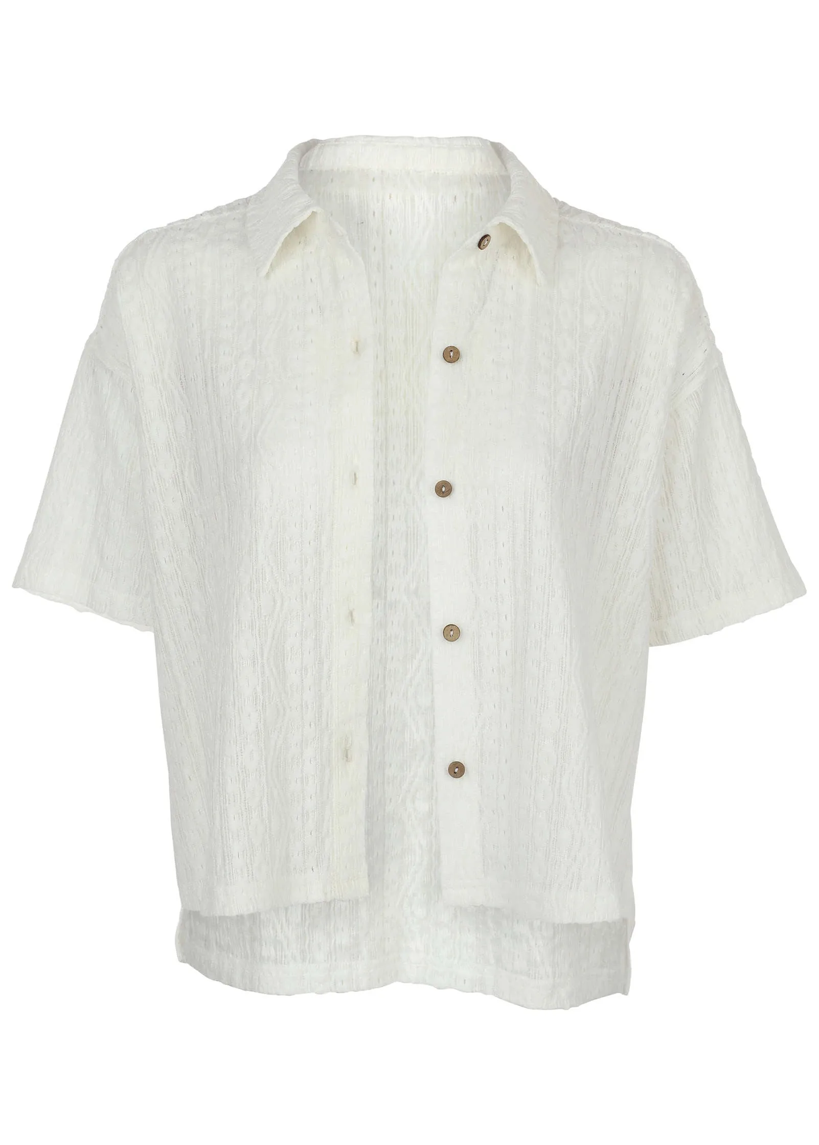 Bahama Knit Shirt - Off White sold by VENUS product image thumbnail 3