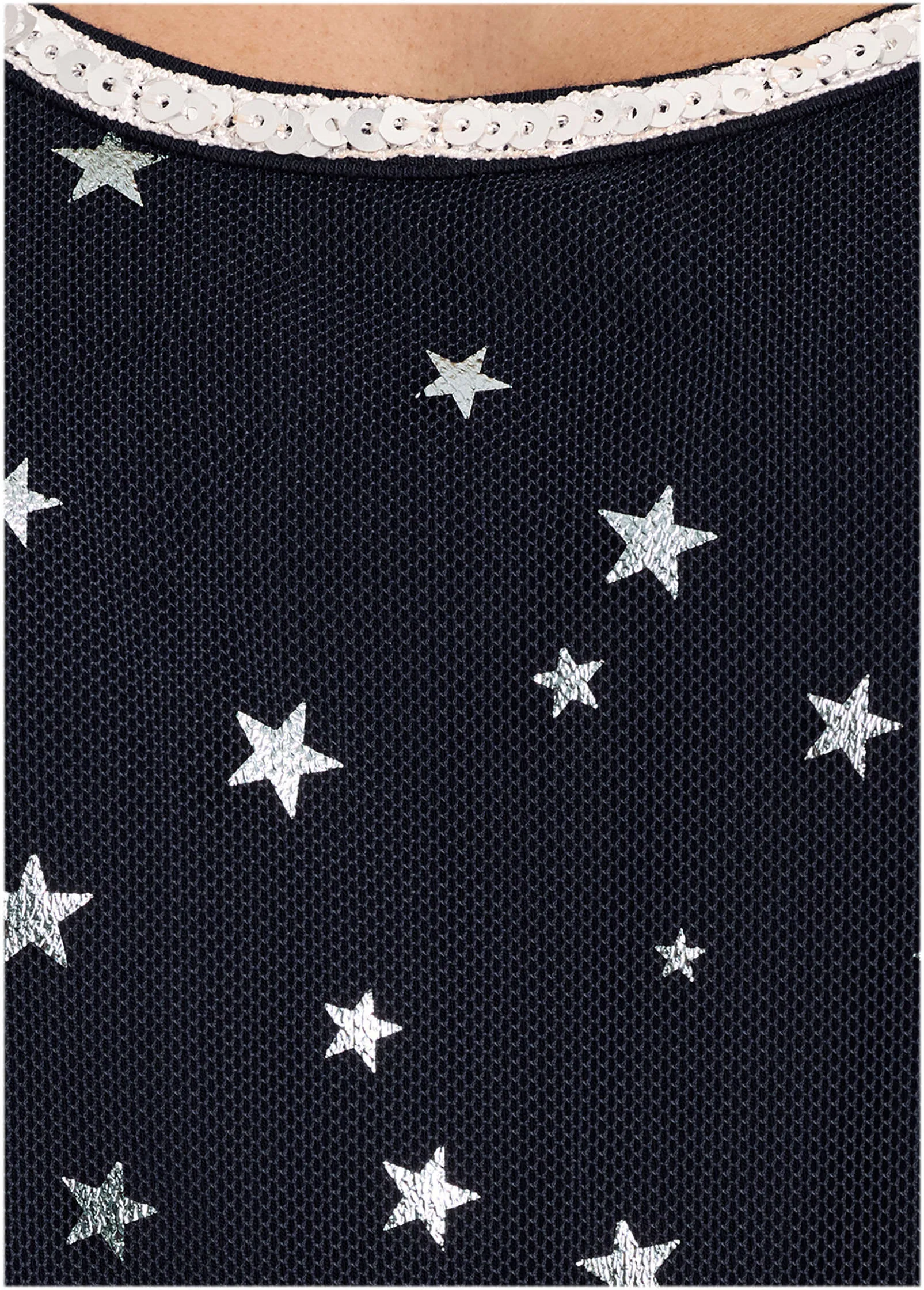 Foil Star Tank - Navy & Silver sold by VENUS product image thumbnail 4