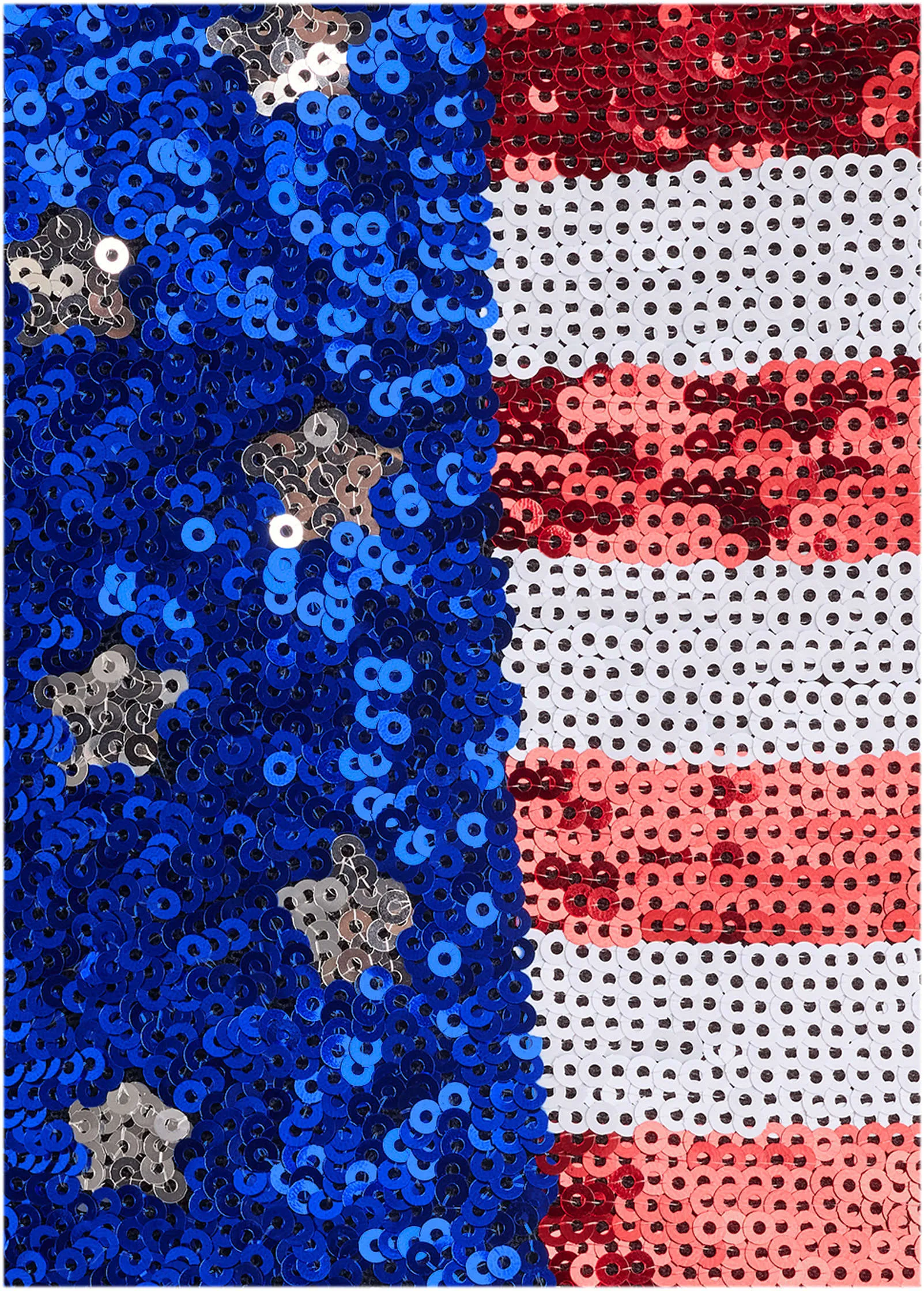 Sequin Flag Tank - Red & Blue Multi sold by VENUS product image thumbnail 4